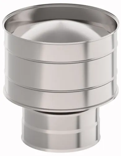 Оголовок с дефлектором УМК 130*200мм 0,5мм/0,5мм нерж + нерж по конденсату 