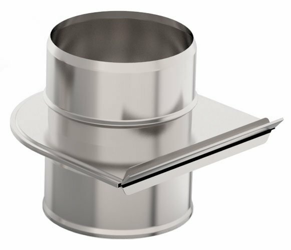 Шибер-задвижка УМК 150мм 1,0мм нержавеющая сталь 