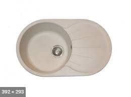 Мойка врезная  GRANMILL овал №20 белая 580*450мм 