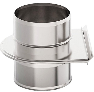 Шибер-задвижка УМК 130мм 1,0мм нержавеющая сталь 