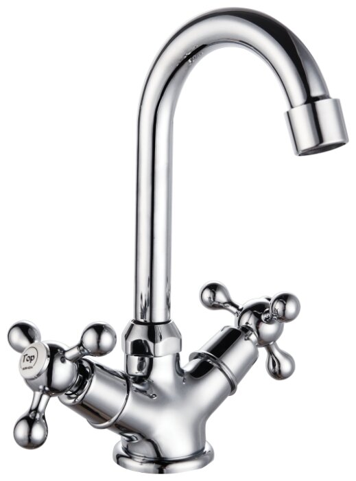 Смеситель для умывальника GROSS AQUA Yota 6088039С-В06 встраиваемый двухвентильный, хром