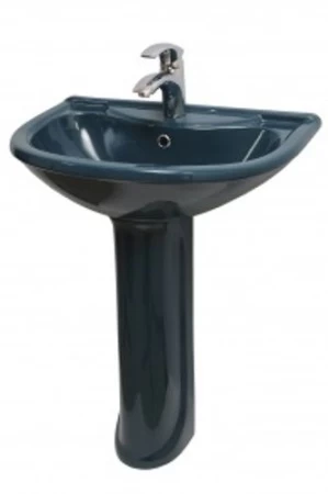 Умывальник СТАРЫЙ ОСКОЛ Престиж 63  с пьедесталом зелёный,