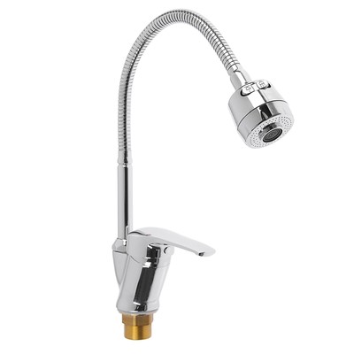 Смеситель для кухни РМС  SL50-016F,  врезной, однорычажн. хром — купить смеситель для кухни в Кургане, цены в интернет-магазине «АкваТехника»