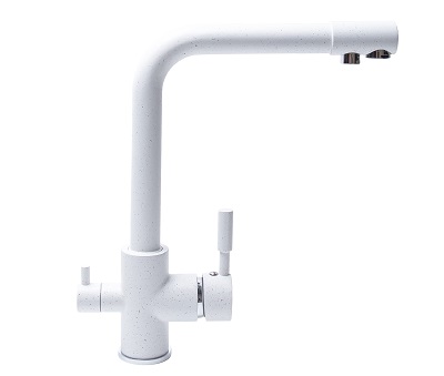 Смеситель для каменной мойки вариант 6G бел