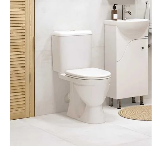 Унитаз компакт SANITA Виктория Стандарт Белый S1    — купить унитаз в Кургане, цены в интернет-магазине «АкваТехника»