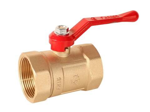 Кран шаровой латунь ГАЛЛОП  ПРАКТИК  1 1/2", рычаг, вн/вн  