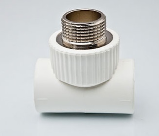 Тройник комбинированный PP-R TEBO 25х3/4" НР 