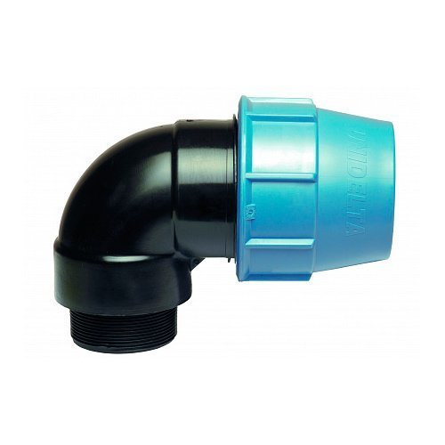 Угольник ПНД TEBO 25х1" НР