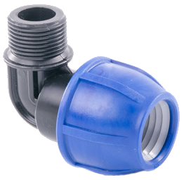 Угольник ПНД TEBO 32х1" НР