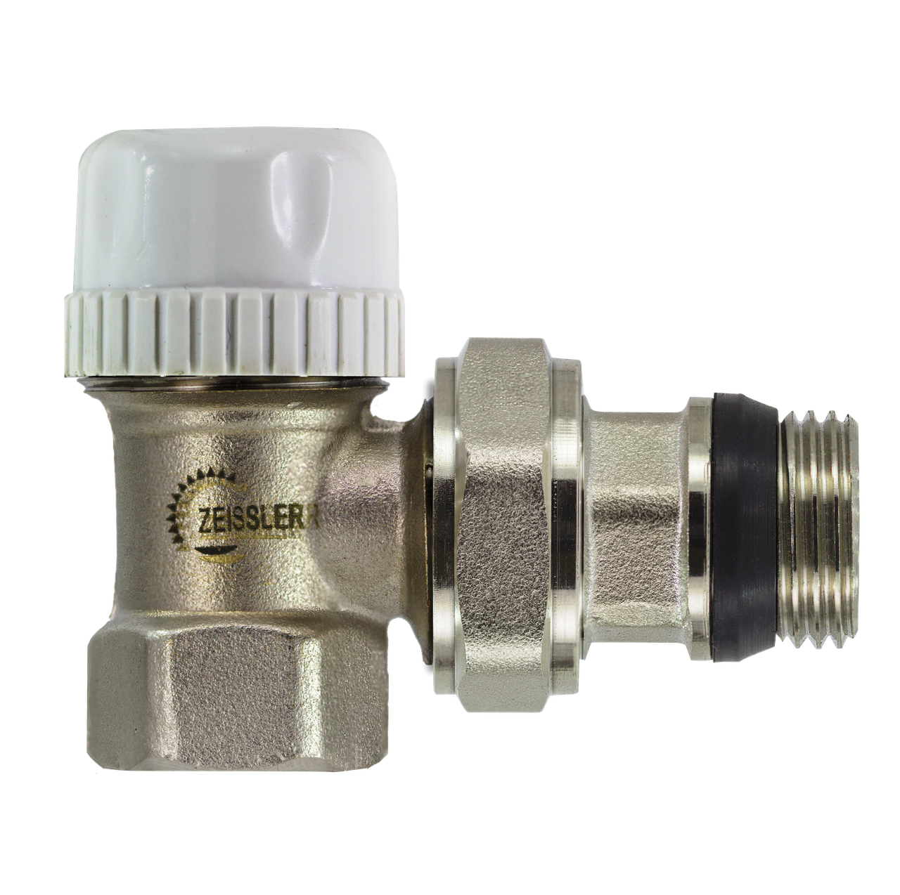 Клапан термостатический угловой 1/2 TIM RVS205.02 со сгоном и кольцевым уплотнением