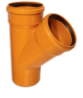 Тройник для НАРУЖ. КАН. ПОЛИТРОН 160х160/45*  