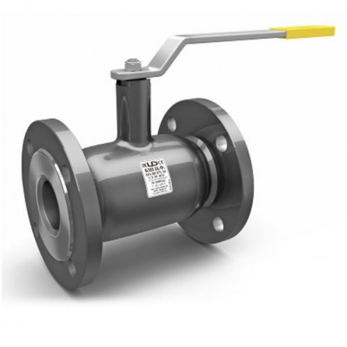 Кран шаровой сталь вода  КШЦФ Ду 80 Ру16 фланцевый стандартный проход рычаг LD