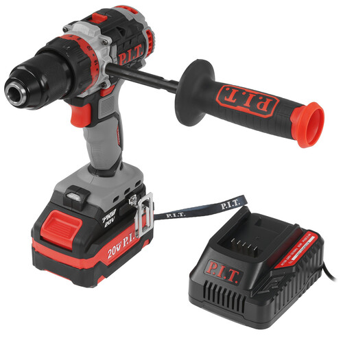 Дрель ударная аккумуляторная P.I.T. PSB20H-13D SOLO (20В, 75Нм, метал патрон 13мм, 2ск,коробка) — купить в Кургане, цены в интернет-магазине «АкваТехника»