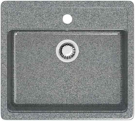 Мойка врезная BERGG Z9Q8  Джеки темно серый 570*505*200мм 
