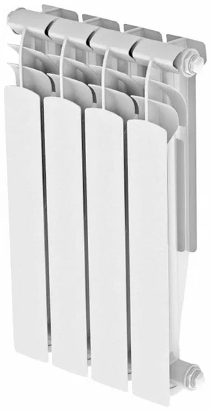 Радиатор Алюминиевый НРЗ ОПТИМА 4 секции, 500мм/100мм, 160Вт, 