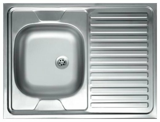 Мойка накладная    S-420  600*800 левая,