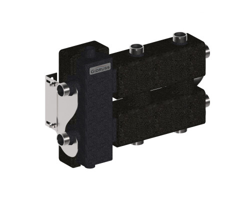 Коллектор балансировочный GIDRUSS конструкц.сталь BM-60-3DU.EPP с термоизоляцей