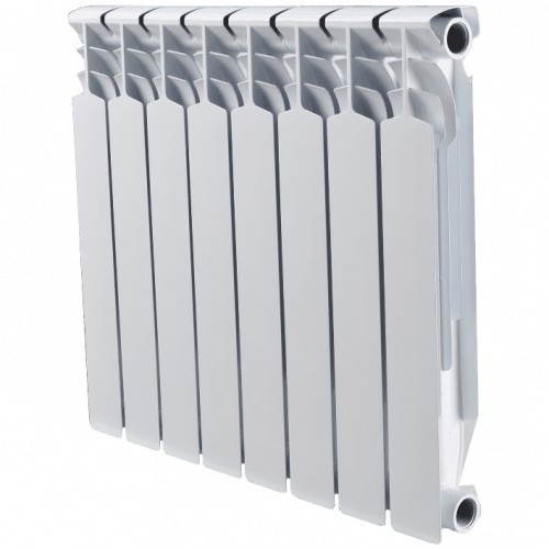 Радиатор Алюминиевый Faliano  12 секций, 500мм/80мм, 120Вт, белый