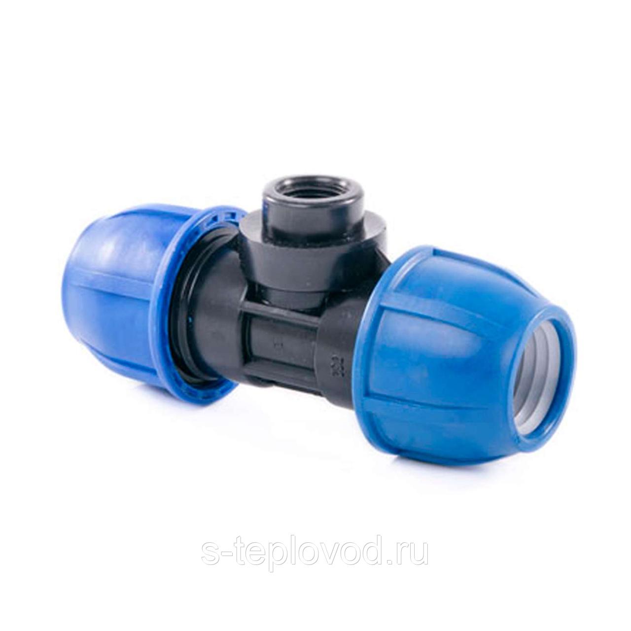 Тройник ПНД TEBO 25х1/2х25 ВР