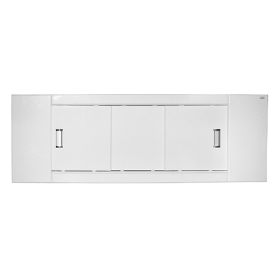 Экран для ванны  МДФ купе 1500мм белый ВИД3