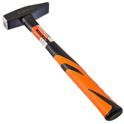 Молоток кованый 500гр. с фиберглассовой двухкомп. ручкой ЕРМАК 662-421