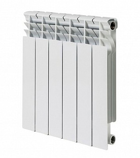 Радиатор Биметаллический Русский радиатор КОРВЕТ УЦЕНКА 6 секций, 500мм/80мм, 163Вт/сек. 