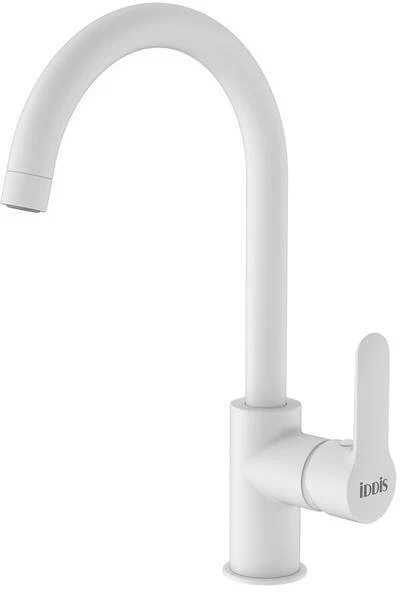 Смеситель для кухни IDDIS Cuba CU6WTJ0i05   белый 