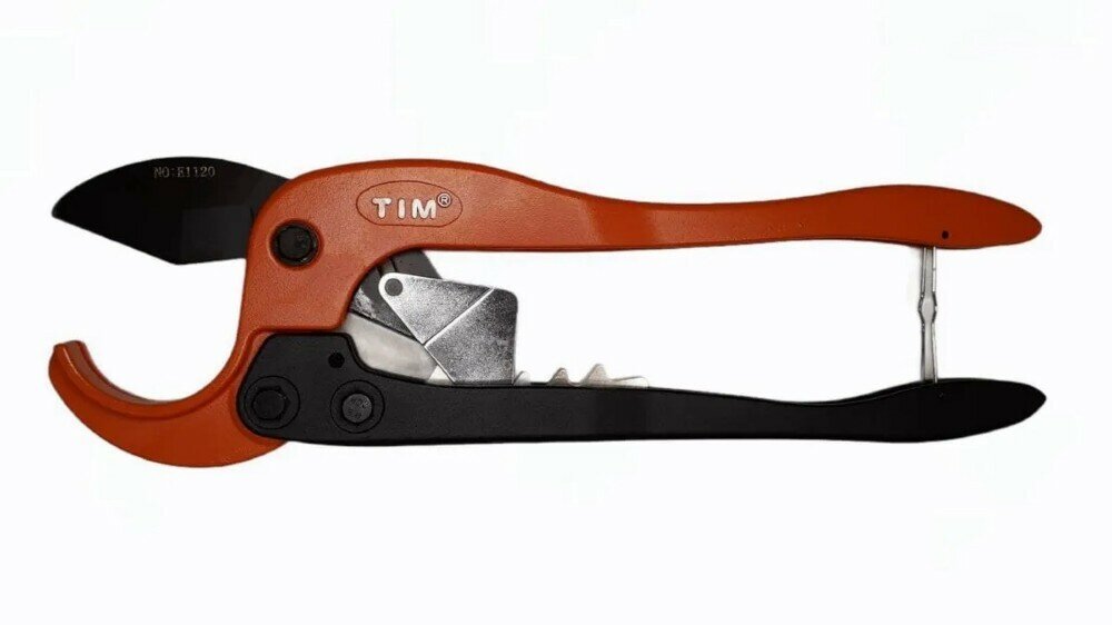 Ножницы черно-оранж для резки PPR труб 16-63 мм (TIM160)