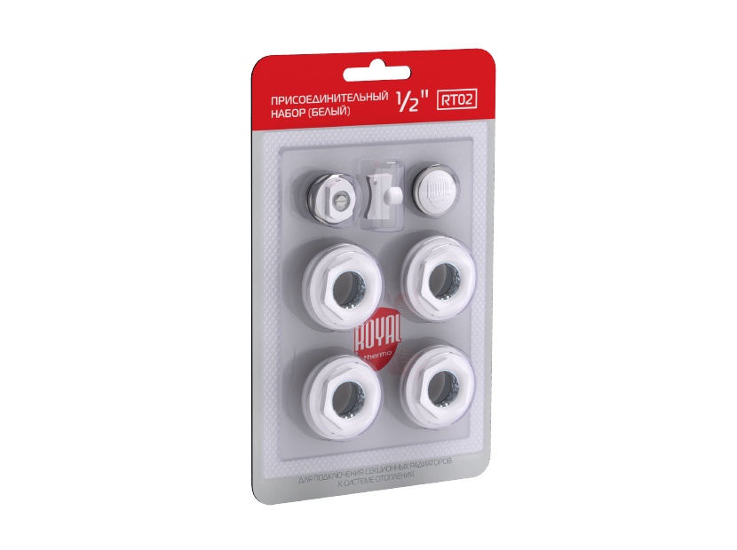 Комплект для радиатора ROYAL THERMO  1"х1/2"  