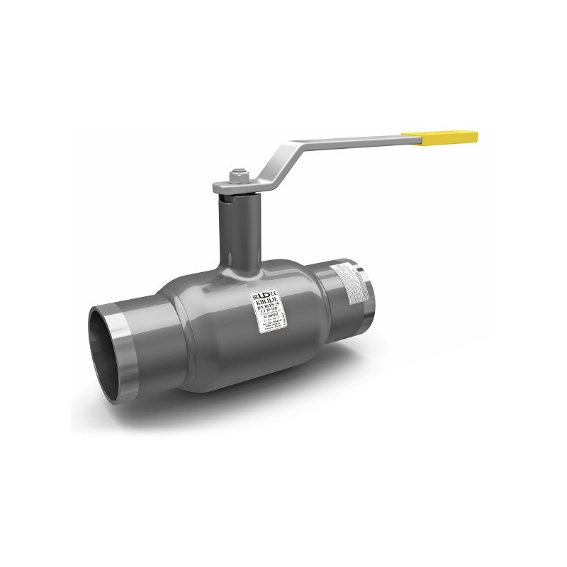 Кран шаровой сталь вода  КШЦП Ду 80 Ру 25 под приварку  стандартный проход рычаг LD