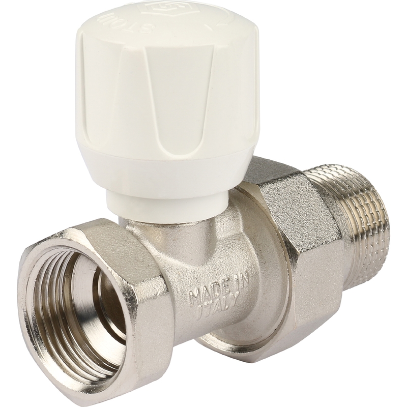 Вентиль регулируемый ручной STOUT SVR 2122 000015 1/2", вн/нар, прямой со сгоном