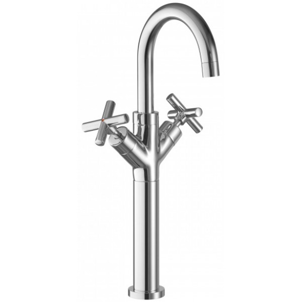 Смеситель для умывальника OMNIRES  MODERN C301-H CR врезной, двухвентильный 