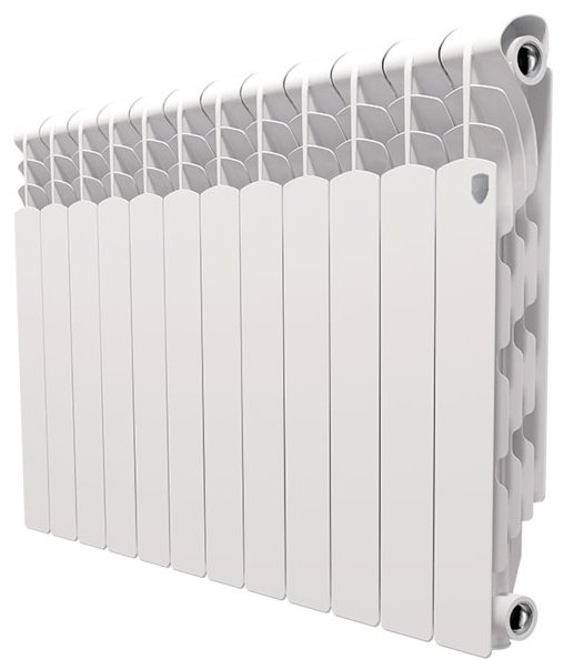 Радиатор Алюминиевый ROYAL Thermo Revolution 12 секций, 500мм/80мм, 171Вт, белый