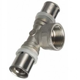 Тройник ALTSTREAM 16х1/2" вн/пресс