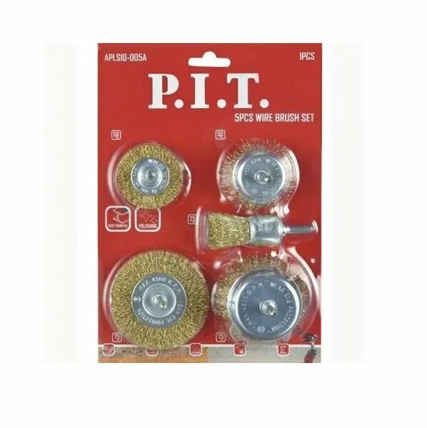 Набор щеток P.I.T. 5шт(APLS10-005A)	 — купить в Кургане, цены в интернет-магазине «АкваТехника»