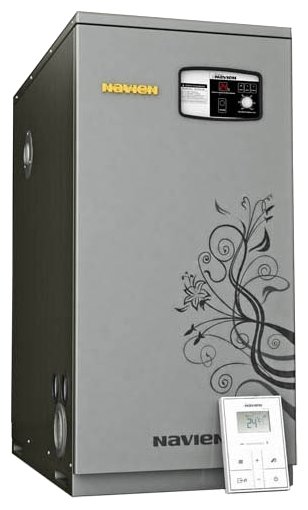 Котел газовый напольный NAVIEN GST-40КN 40кВт,  двухконтурный, закрытая камера сгорания, 