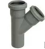 Тройник для ВНУТР. КАН. ПОЛИТРОН 40х40/45*  