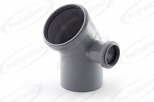 Отвод для ВНУТР. КАН. РТП 110/45* с выходом на 50 правый