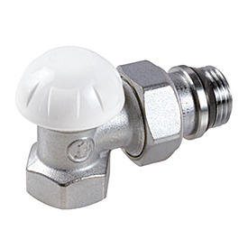 Клапан отсечной R14TG, угловой, Ду 1", внут/наруж. резьба, хромир. R14X035