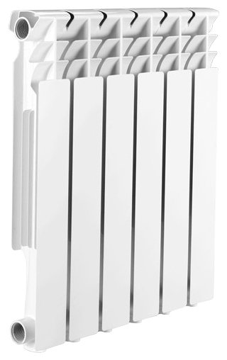 Радиатор Алюминиевый OGINT Delta Plus 8 секций, 500мм/78мм, 134Вт, 