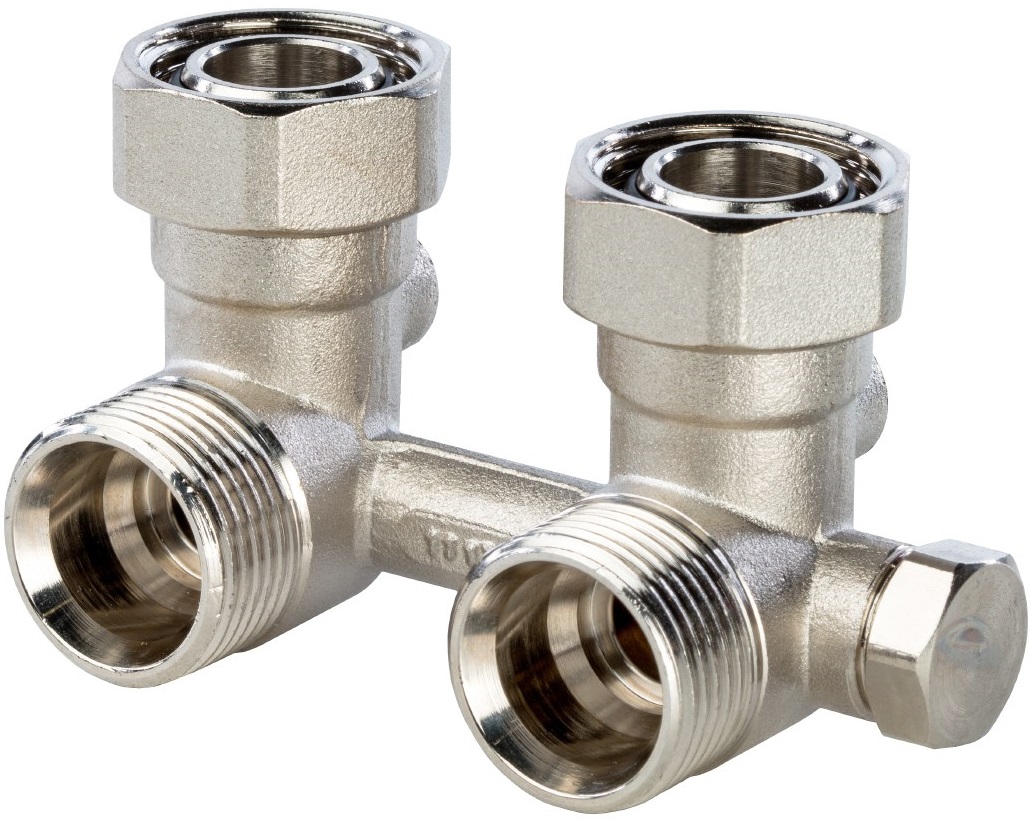 Узел нижнего подключения STOUT 3/4", SVH 0003 000020 (для однотрубной системы), угловой