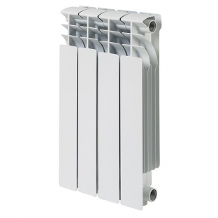 Радиатор Алюминиевый Русский радиатор КОРВЕТ УЦЕНКА 4 секции, 500мм/100мм, 185Вт/сек. 