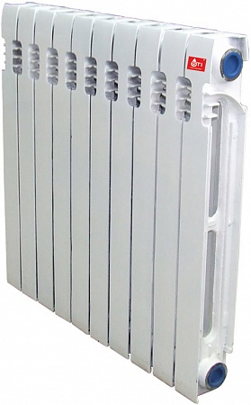 Радиатор чугунный ЕВРО STI НОВА 10 секций, 500мм/80мм, 124Вт, белый