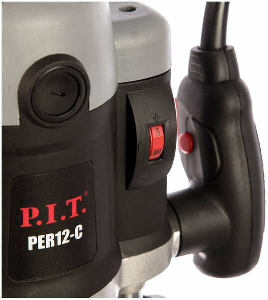 Фрезер электрический P.I.T. PER 12-C МАСТЕР (2100Вт, 6000-22000об.мин, цанга 8, 12мм, пл. пуск) — купить в Кургане, цены в интернет-магазине «АкваТехника»