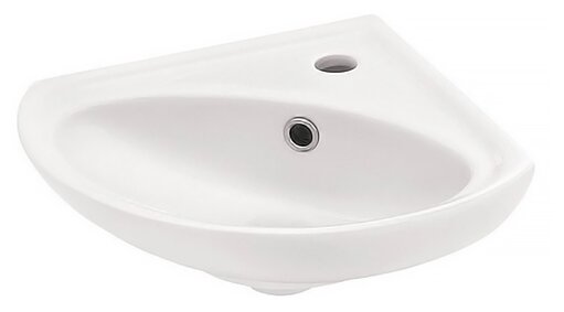 Умывальник SANITA Веер  угловой белый