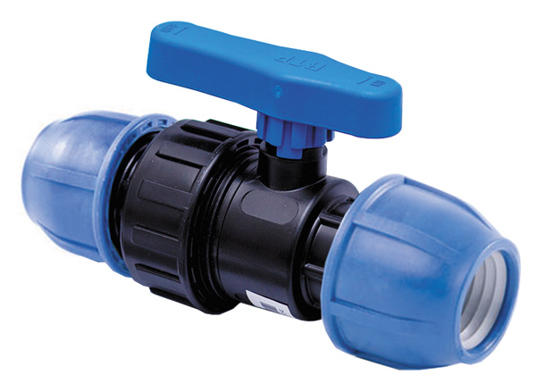 Кран шаровый ПНД ТЕВО 32 