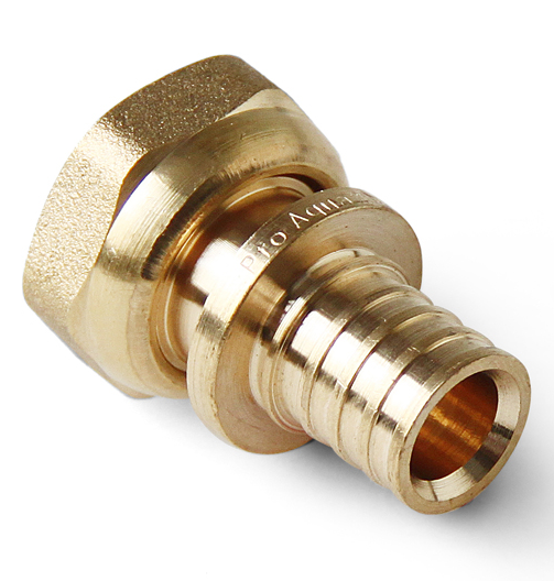 Муфта PRO AQUA 16х3/4" аксиал/с накидной гайкой    