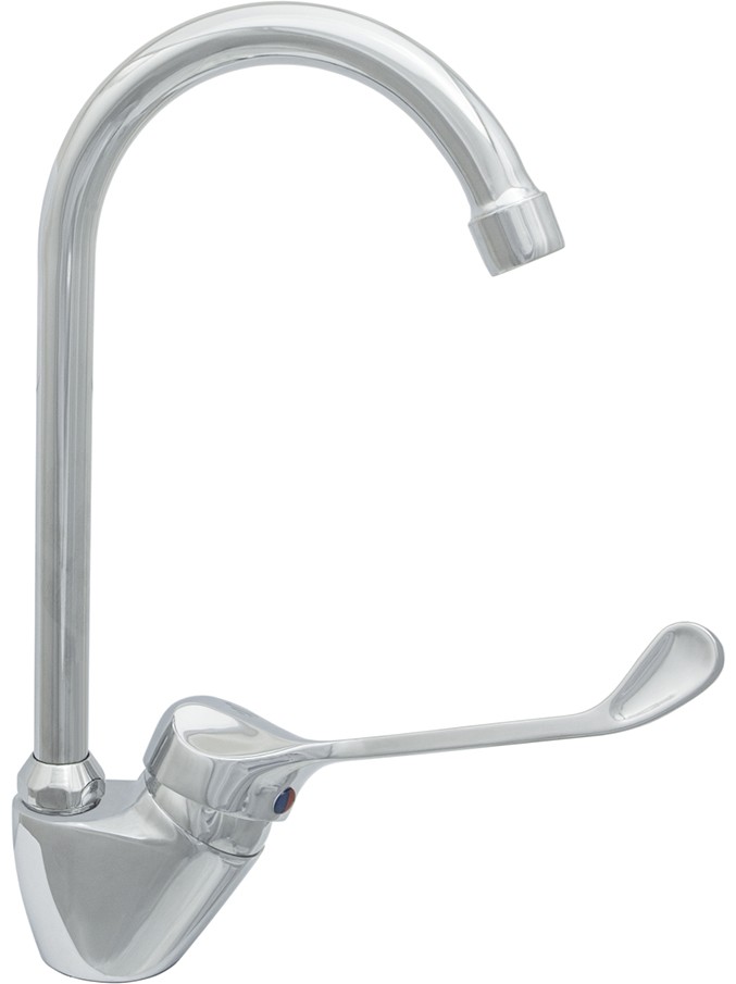 Смеситель для кухни ЦС-СМ  СТ300805  врезной, однорычажн. хром