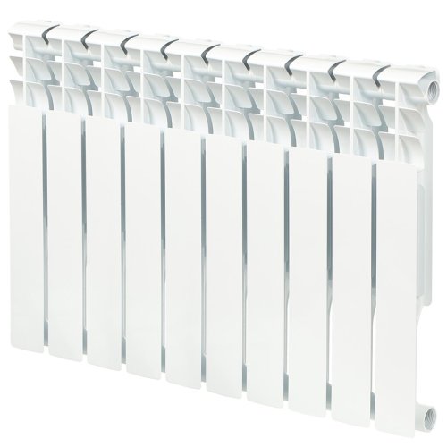 Радиатор Биметаллический AQUAPROM  11 секций, 500мм/80мм, 130Вт, белый