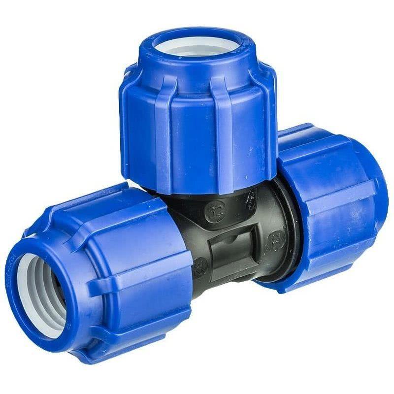 Тройник ПНД TEBO 63х1 1/4"х63 ВР